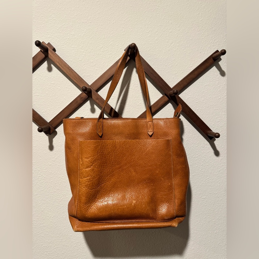 Madewell Transport Tote Bag - Medium Leather